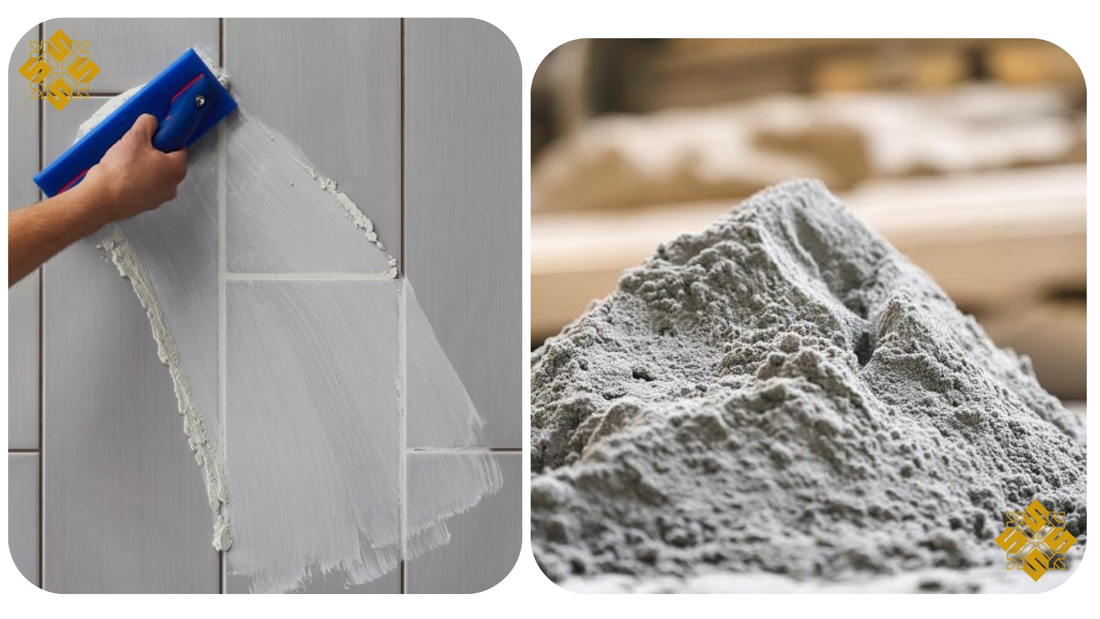 خمیر بندکشی کاشی